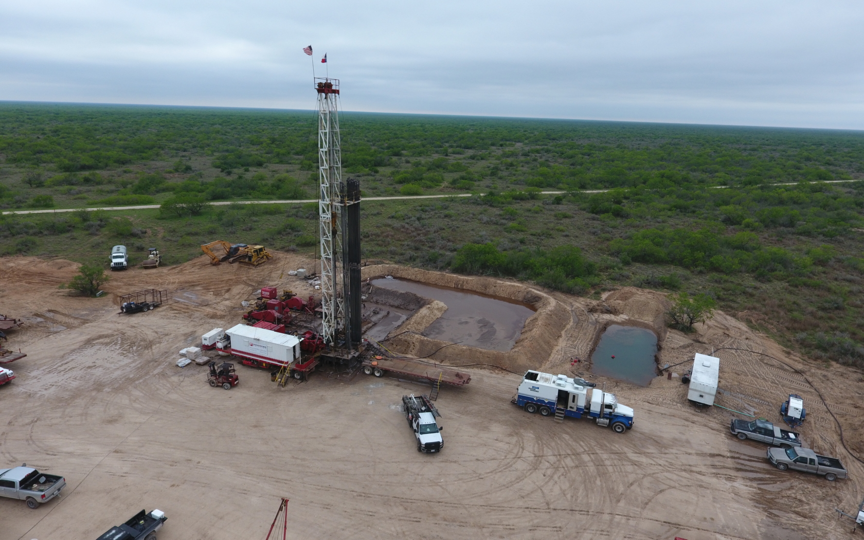 Everest Resource Company Progress Drilling Rig #3 daytime