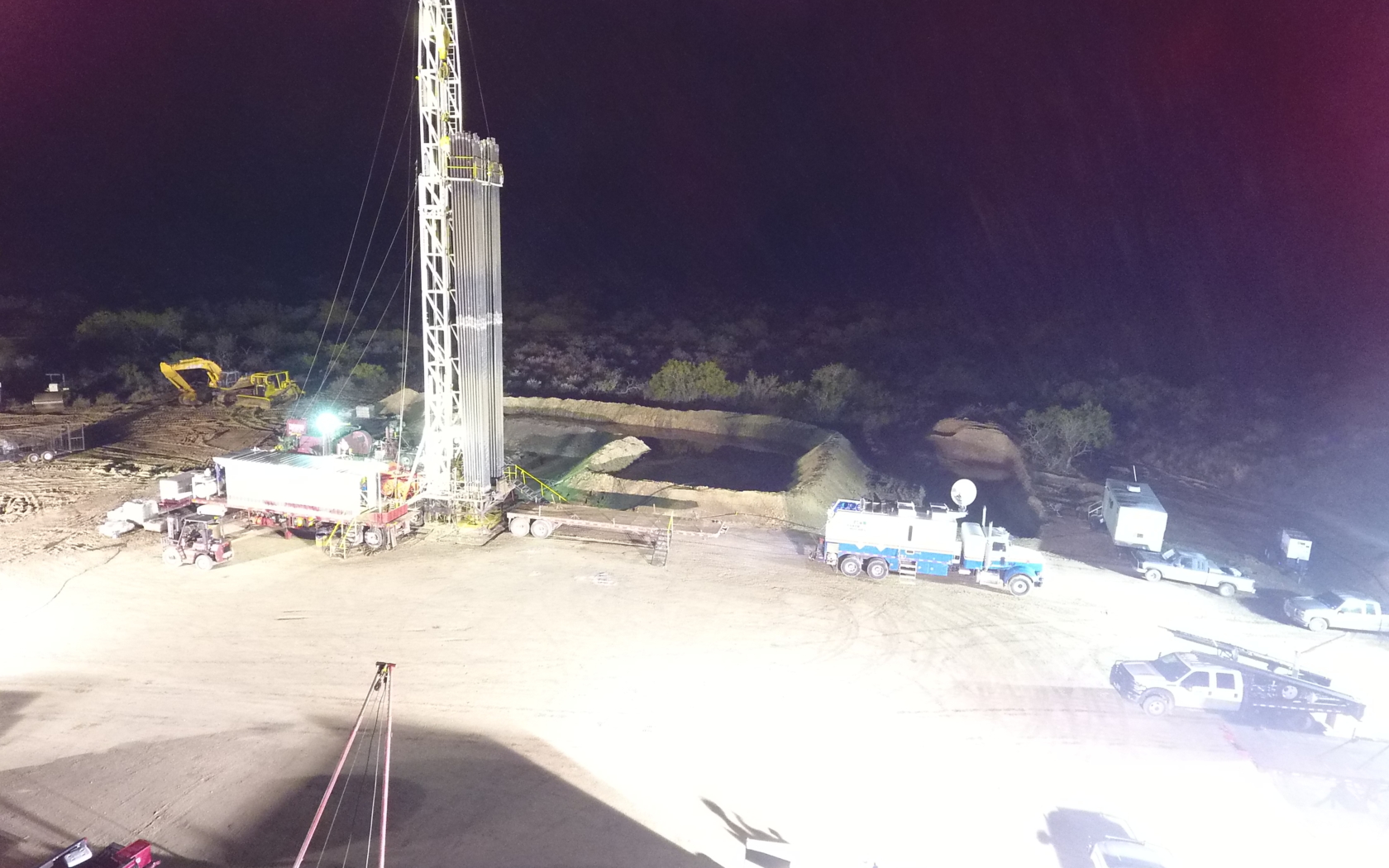 Everest Resource Company Progress Drilling R#3 Night